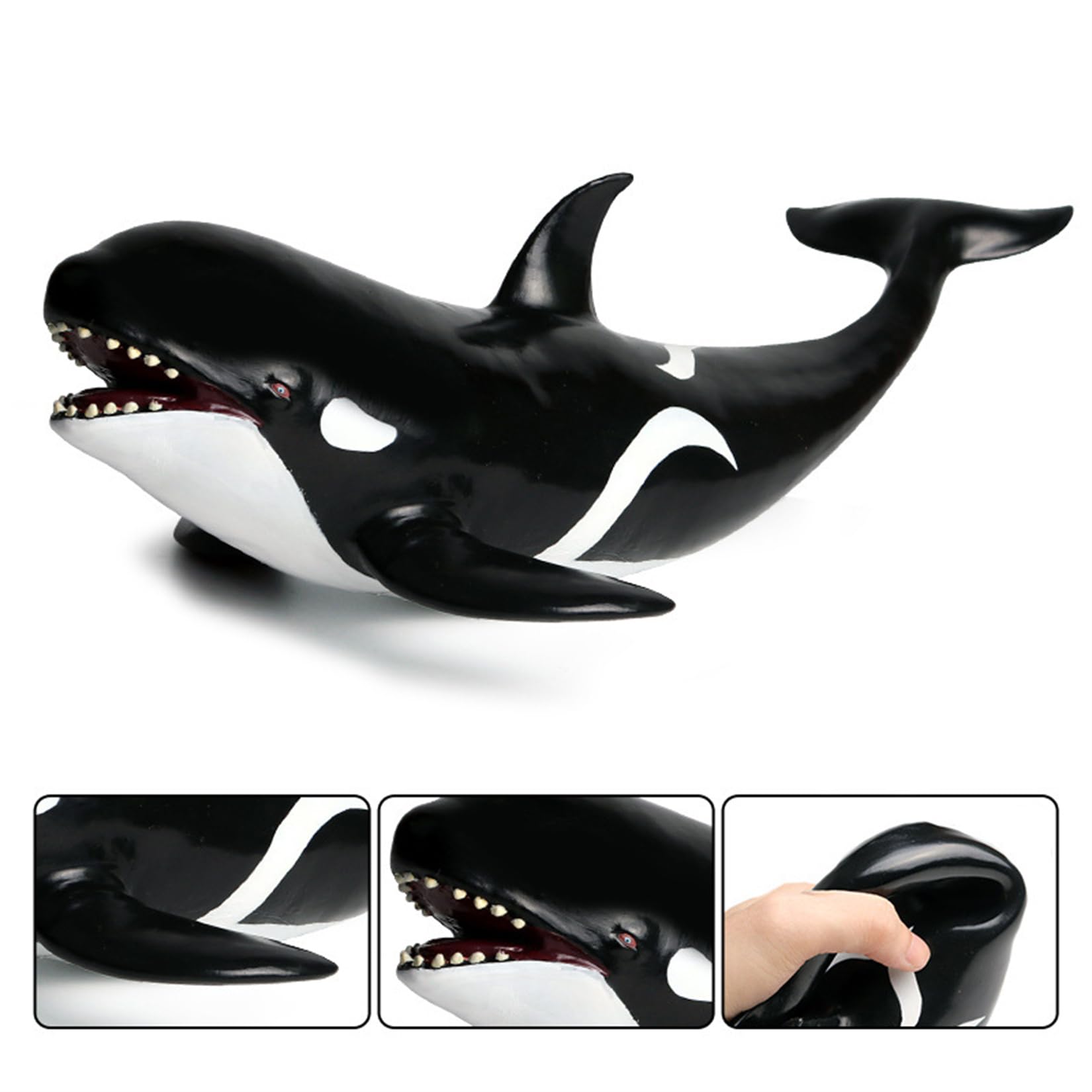 Amazon | EUHELOPA シャチ フィギュア 大きいサイズ 40cm級 海獣 海洋